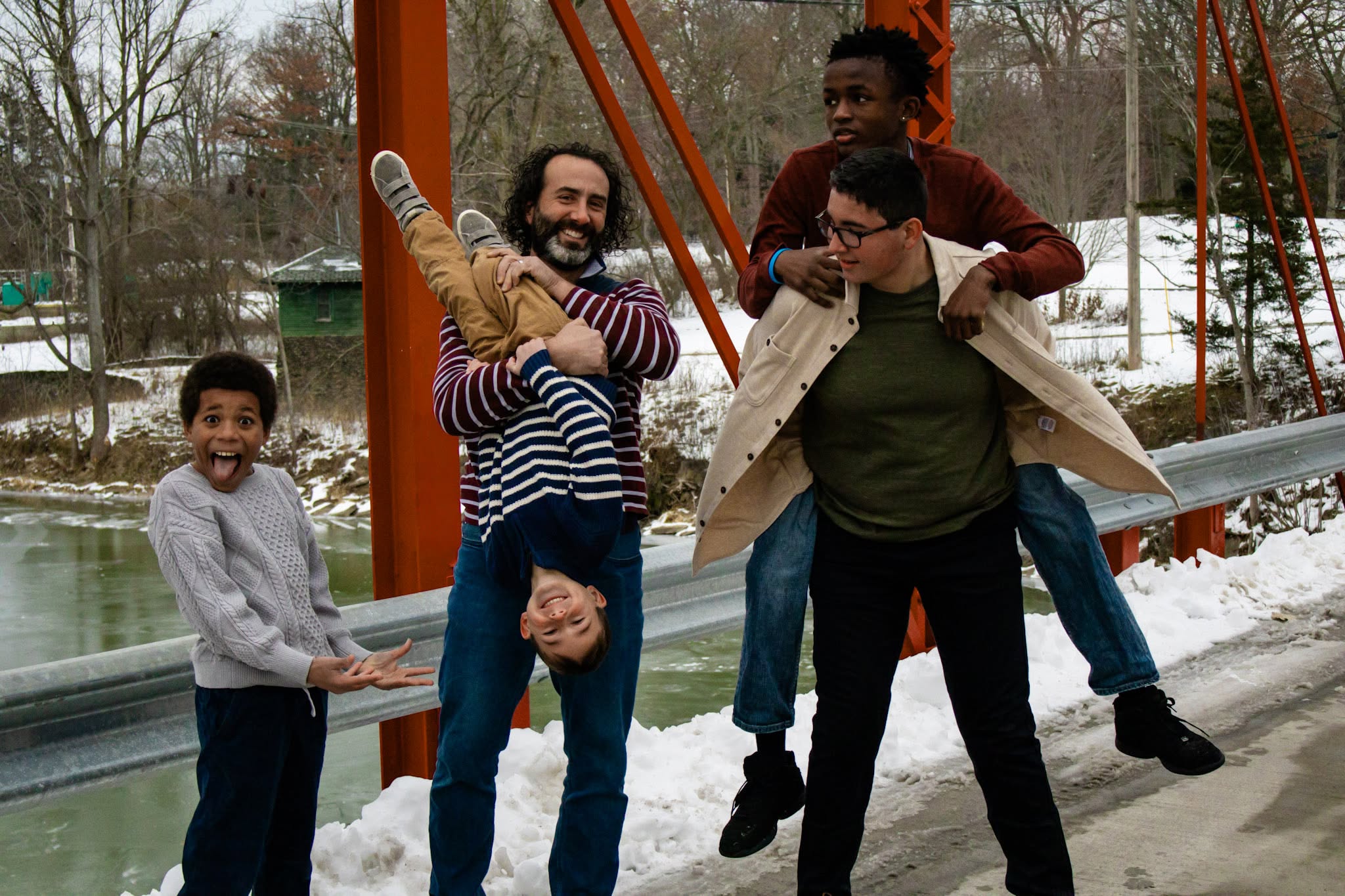 Family session outdoors